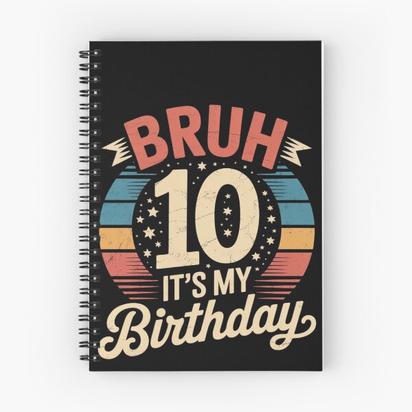 Item preview, Bruh It's My 10th Birthday 10 Year Old Emblem  designed and sold by MonsterBuddiess.