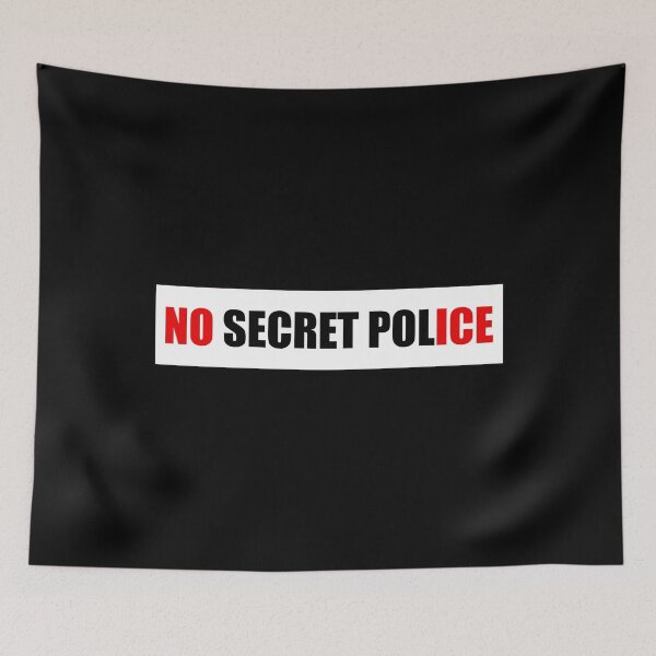 Item preview, No Secret Police - Pro Immigrant designed and sold by PixVib.