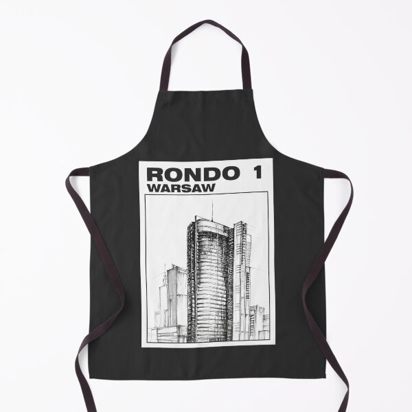Item preview, RONDO 1 WARSAW / Glass and Steel Skyscraper Art. designed and sold by SKETCHYANDGRAPHIC.