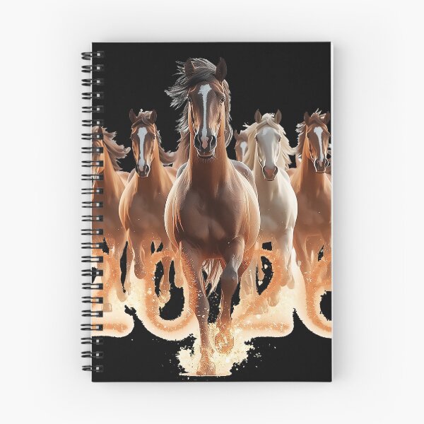 Item preview, Running Horses 2026 – New Year Power and Freedom designed and sold by AmetistLight.
