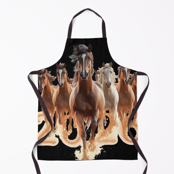 Item preview, Running Horses 2026 – New Year Power and Freedom designed and sold by AmetistLight.