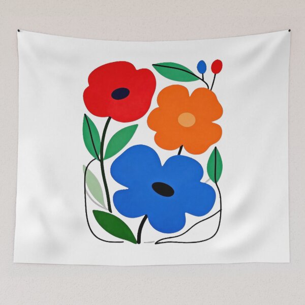 Item preview, Nordic Floral Art - Summer Flowers in Scandinavian Graphics designed and sold by gwmediaDK.
