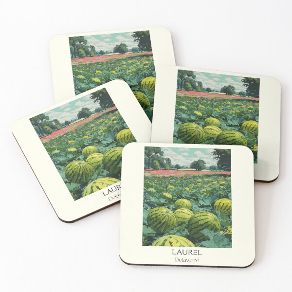 Item preview, Laurel Delaware Watermelon Field | Farm Harvest Poster designed and sold by TuncGK.