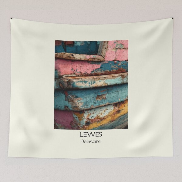 Item preview, Lewes Delaware Weathered Wood | Coastal Abstract Poster designed and sold by TuncGK.