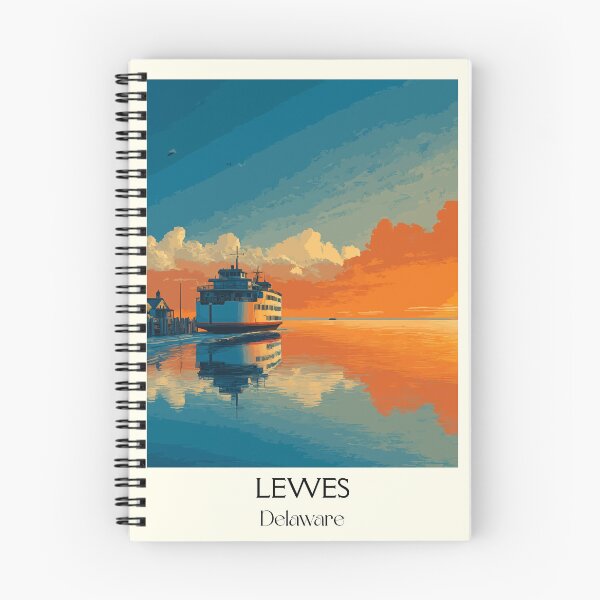 Item preview, Lewes Delaware Bay Ferry | Sunset Reflection Poster designed and sold by TuncGK.