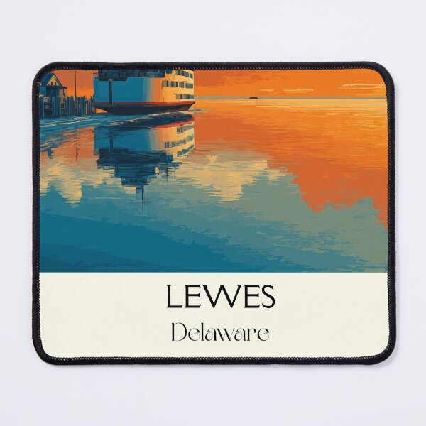 Item preview, Lewes Delaware Bay Ferry | Sunset Reflection Poster designed and sold by TuncGK.