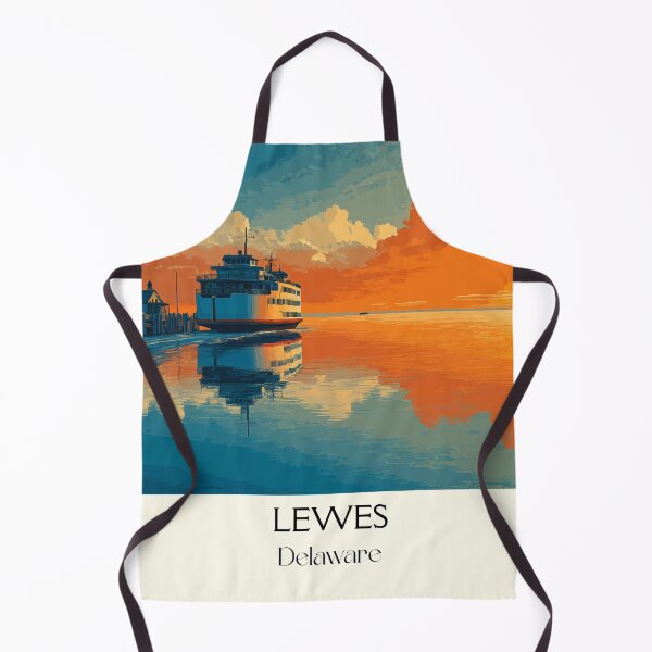 Item preview, Lewes Delaware Bay Ferry | Sunset Reflection Poster designed and sold by TuncGK.