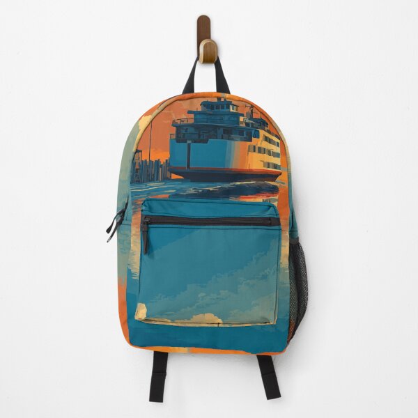 Item preview, Lewes Delaware Bay Ferry | Sunset Reflection Poster designed and sold by TuncGK.