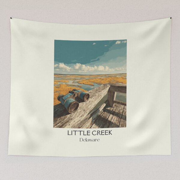 Item preview, Little Creek Delaware Marsh | Bird Watching Poster designed and sold by TuncGK.