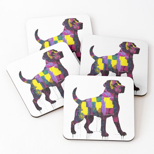 Item preview, Colorful Abstract Labrador designed and sold by caracatita75.