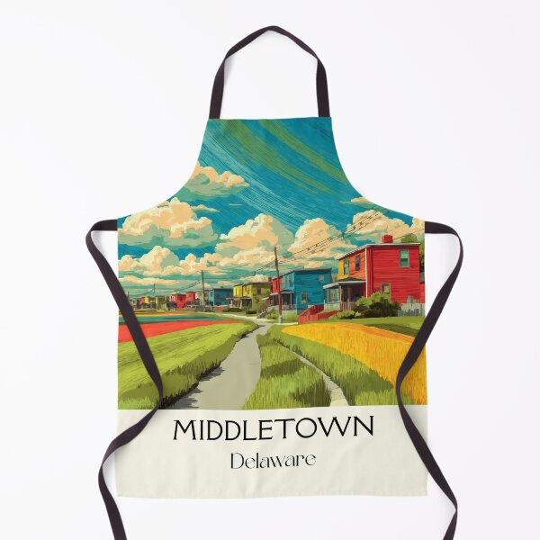 Item preview, Middletown Delaware Farmland | Colorful Rural Poster designed and sold by TuncGK.