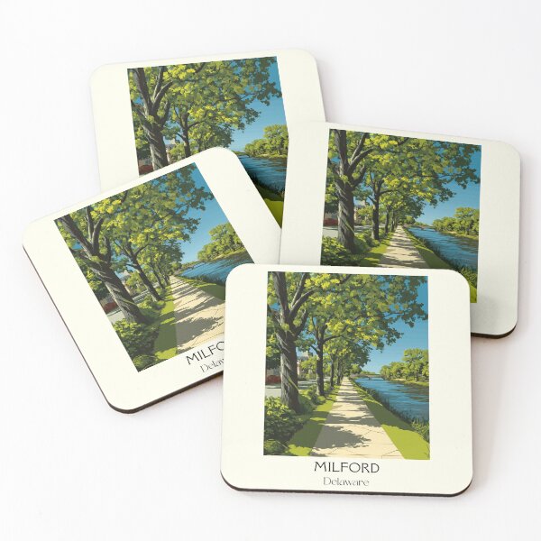 Item preview, Milford Delaware Riverwalk | Shaded Path Poster designed and sold by TuncGK.