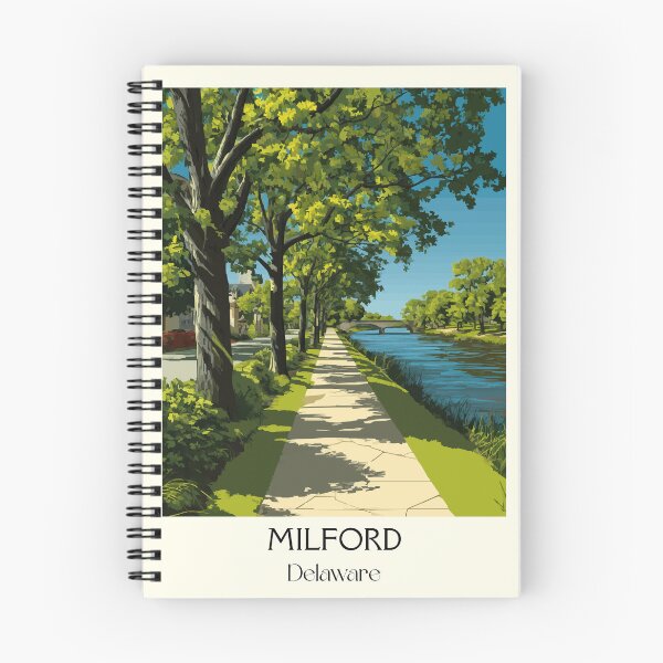 Item preview, Milford Delaware Riverwalk | Shaded Path Poster designed and sold by TuncGK.