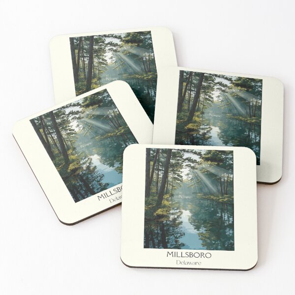 Item preview, Millsboro Delaware River Forest | Sunbeams Poster designed and sold by TuncGK.
