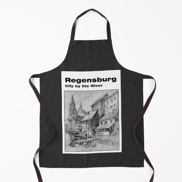 Item preview, REGENSBURG / Old Town City by the River Sketch designed and sold by SKETCHYANDGRAPHIC.