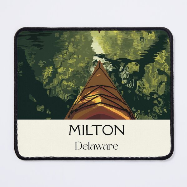Item preview, Milton Delaware Broadkill River | Kayaking View Poster designed and sold by TuncGK.