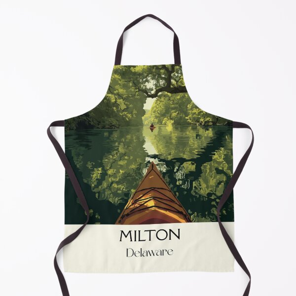 Item preview, Milton Delaware Broadkill River | Kayaking View Poster designed and sold by TuncGK.