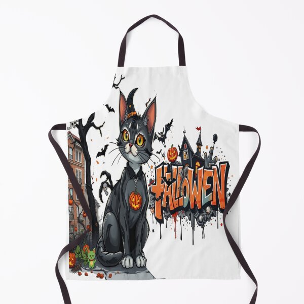 Item preview, halloween cat horror art graffiti cool designed and sold by atomsama.