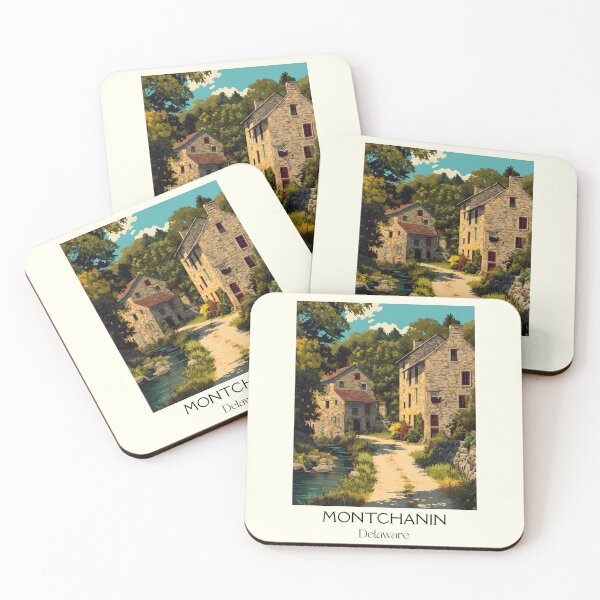 Item preview, Montchanin Delaware Historic Village | Stone House Poster designed and sold by TuncGK.