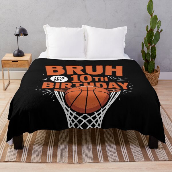 Item preview, ¡Hermano, es mi décimo cumpleaños, jugador de baloncesto de 10 años! designed and sold by MonsterBuddiess.