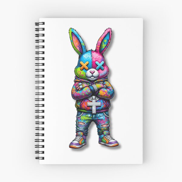 Item preview, A STREET ART RABBIT designed and sold by infinitearte.