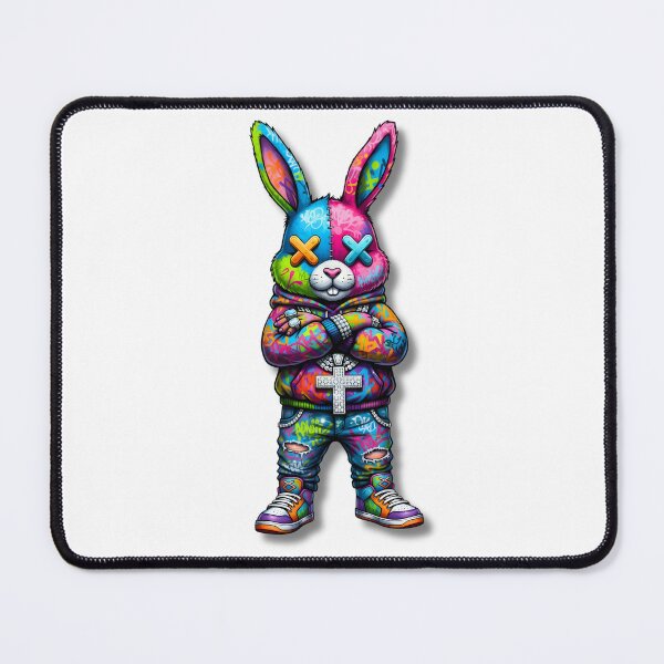 Item preview, A STREET ART RABBIT designed and sold by infinitearte.