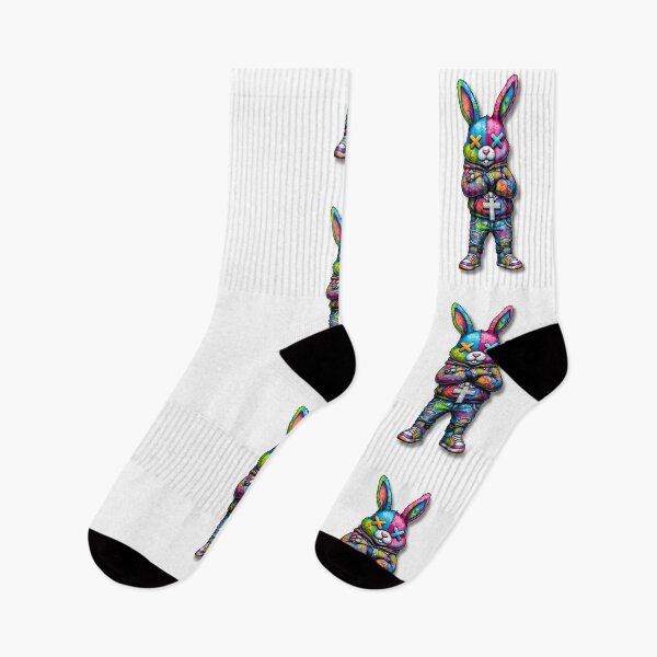 Item preview, A STREET ART RABBIT designed and sold by infinitearte.