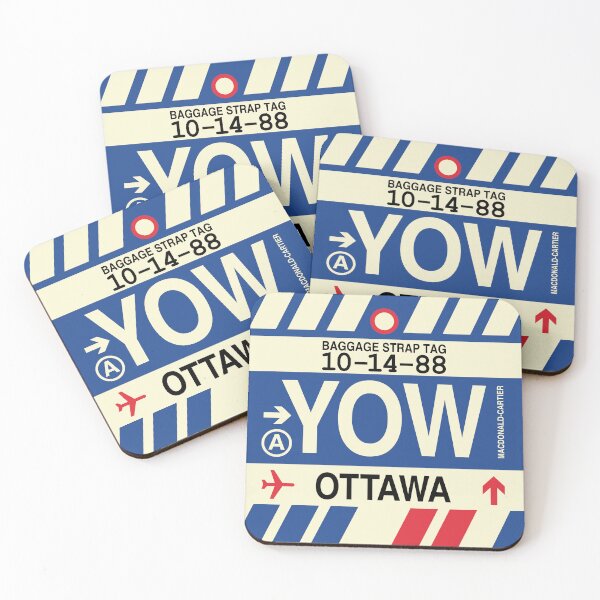 Item preview, YOW Ottawa • Airport Code Art • Jet Age Design designed and sold by YHMDesigns.