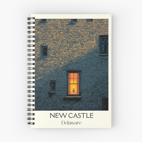 Item preview, New Castle Delaware Historic Window | Minimalist Night Poster designed and sold by TuncGK.