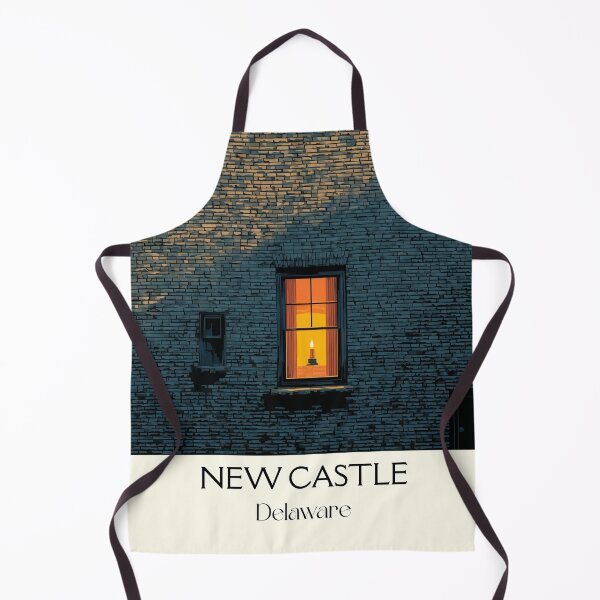Item preview, New Castle Delaware Historic Window | Minimalist Night Poster designed and sold by TuncGK.