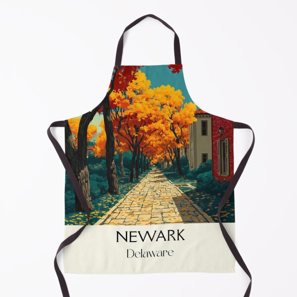 Item preview, Newark Delaware Autumn Path | College Town Poster designed and sold by TuncGK.