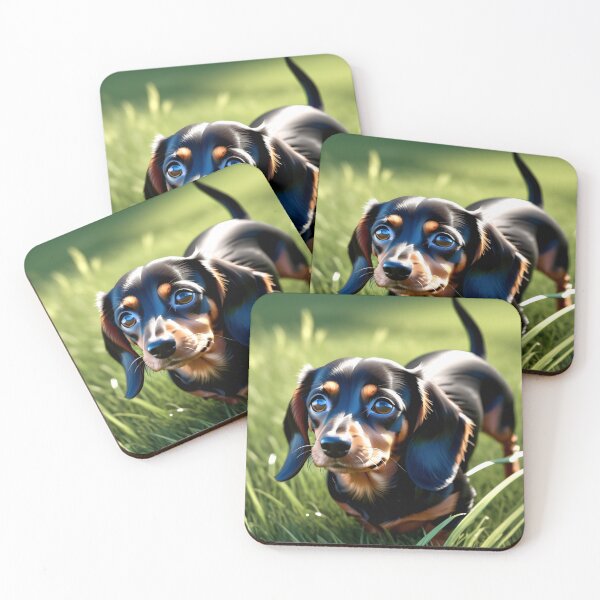 Item preview, Sunlit Serenade: A Dachshund's Day in the Green designed and sold by Adam Mak.