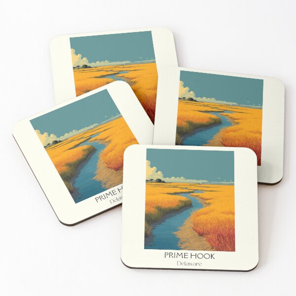 Item preview, Prime Hook Delaware Salt Marsh | Coastal Wildlife Refuge Poster designed and sold by TuncGK.