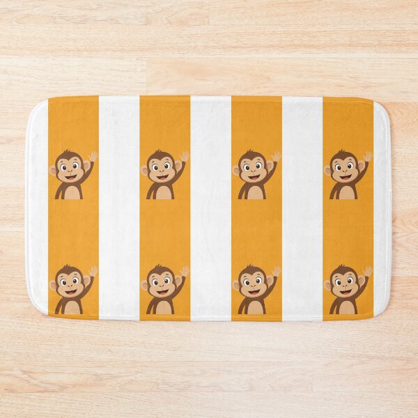 Item preview, adorable monkey illustration designed and sold by Meemaart.