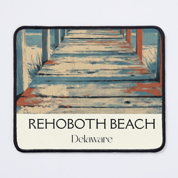 Item preview, Rehoboth Beach Delaware Pier | Minimalist Sunset Poster designed and sold by TuncGK.