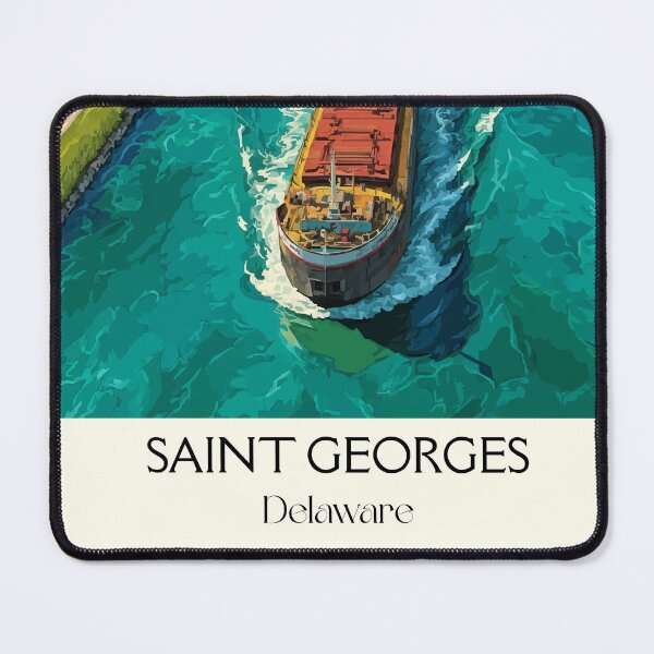 Item preview, Saint Georges Delaware Canal | Cargo Ship Poster designed and sold by TuncGK.