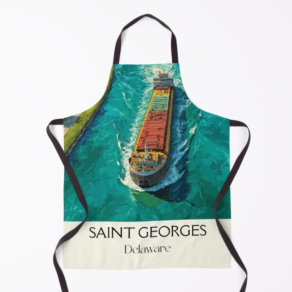 Item preview, Saint Georges Delaware Canal | Cargo Ship Poster designed and sold by TuncGK.