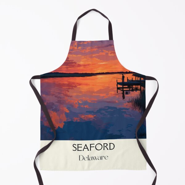 Item preview, Seaford Delaware River Sunset | Nanticoke River Poster designed and sold by TuncGK.