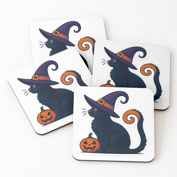 Item preview, Witchy Cat and Pumkin designed and sold by Cat-loveparttime.