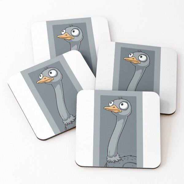 Item preview, adorable ostrich illustration designed and sold by Meemaart.