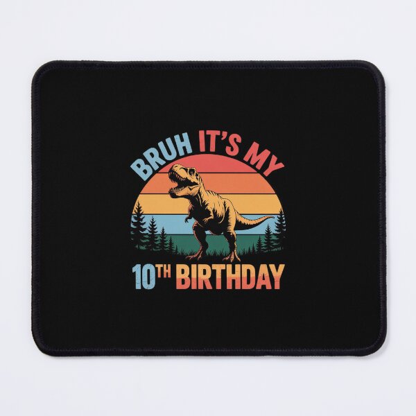 Artikelvorschau, Bruder, es ist mein 10. Geburtstag, Dinosaurier, 10 Jahre alt entworfen und verkauft von MonsterBuddiess.