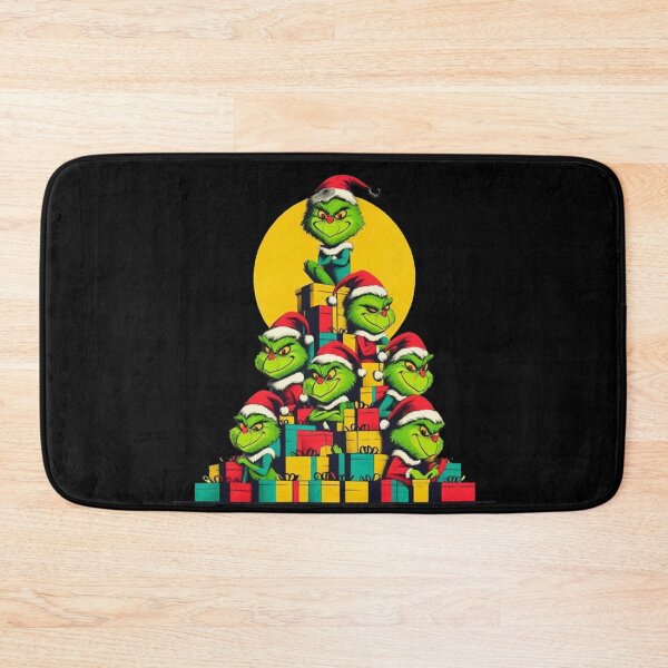 Item preview, Grinch Christmas Tree | Funny Holiday Gift Stack Illustration designed and sold by Ariella Whitney.