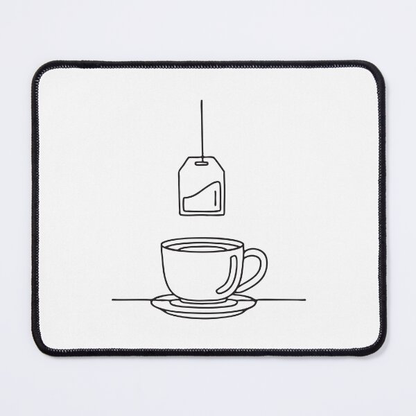 Item preview, A tea bag hanging above a mug held by a string designed and sold by rasagamastore.