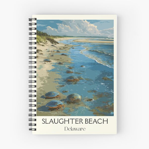 Item preview, Slaughter Beach Delaware Bay | Horseshoe Crab Sanctuary Poster designed and sold by TuncGK.