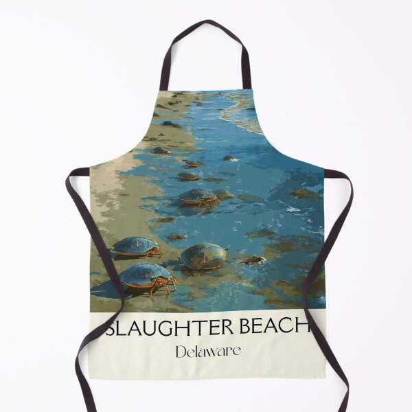 Item preview, Slaughter Beach Delaware Bay | Horseshoe Crab Sanctuary Poster designed and sold by TuncGK.