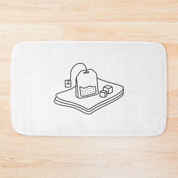 Item preview, A tea bag placed on a napkin beside sugar cubes designed and sold by rasagamastore.