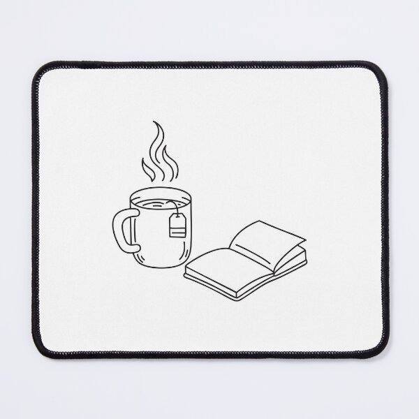 Item preview, A tea bag steeping in a mug near an open notebook designed and sold by rasagamastore.