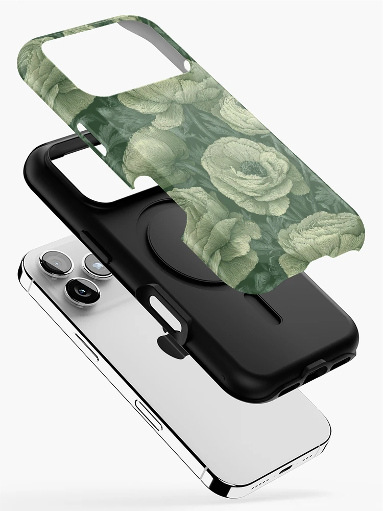 Thumbnail 2 of 4, iPhone Case, Classic Charming Ranunculus For Ranunculus Fan designed and sold by RoyalStarsPatts.