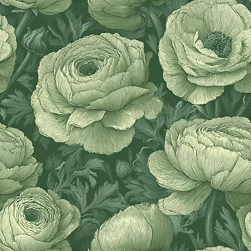 Artwork thumbnail, Classic Charming Ranunculus For Ranunculus Fan by RoyalStarsPatts