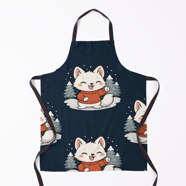 Item preview, Kawaii Arctic Fox in Snow very good for gift for christmas designed and sold by RyoSaeba90.